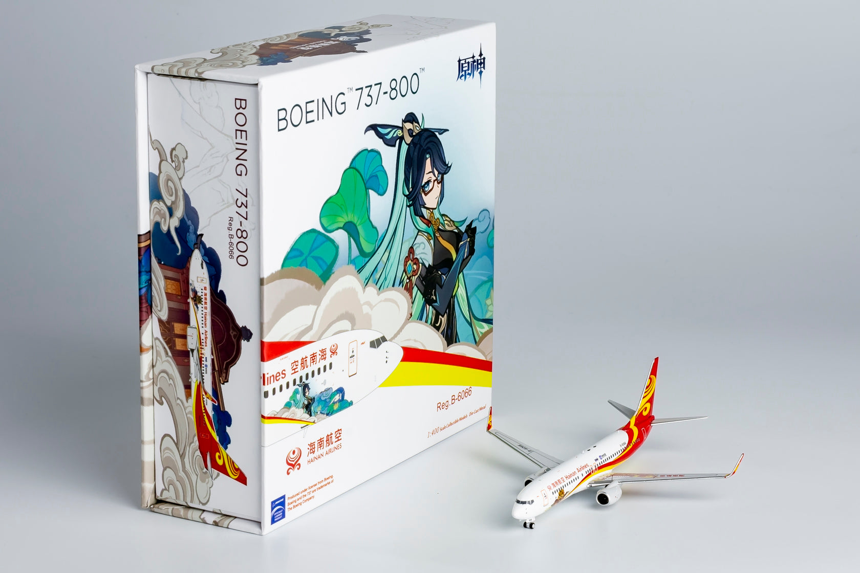 1/400 Hainan Airlines Boeing 737-800 B-6066 NG58240 - cover